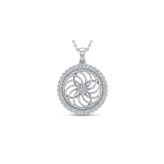 Vortex Diamond Pendant