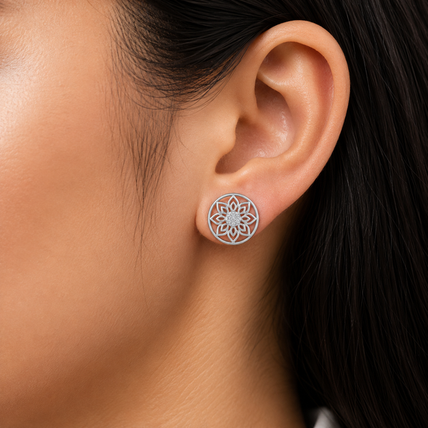 Floral Bloom Stud Earrings