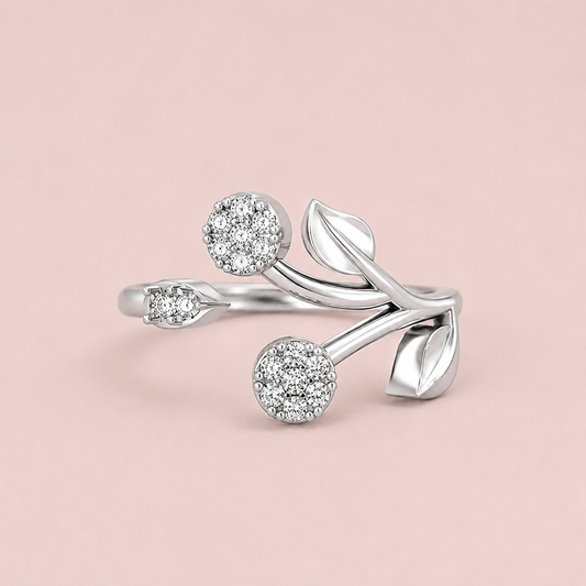 Floral Open Ring