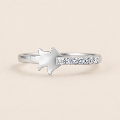 Lotus Diamond Ring