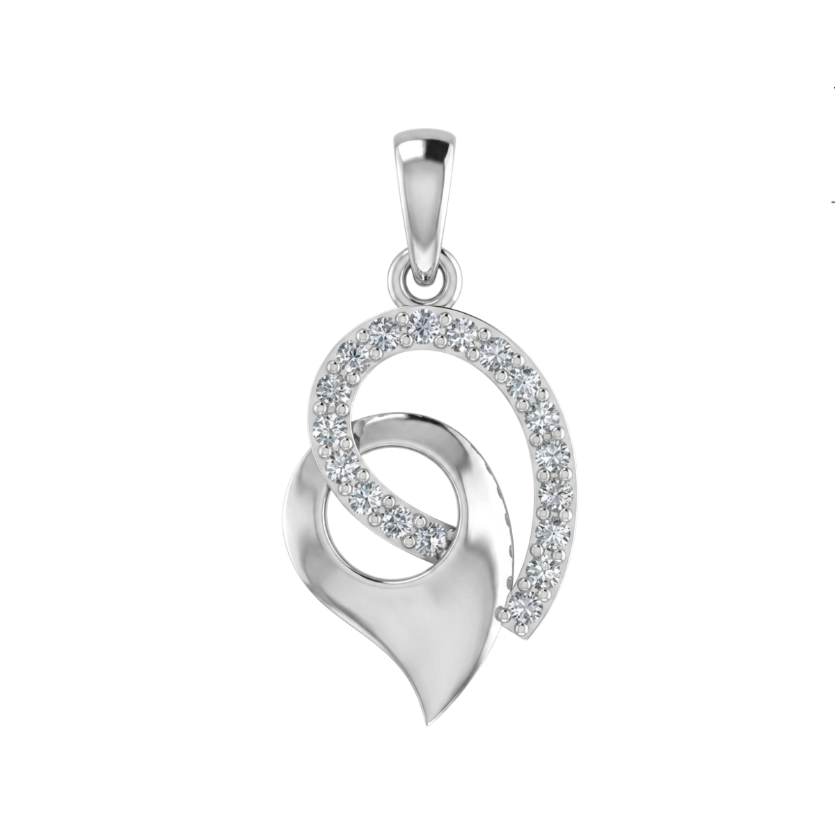 Leaf Diamond Pendant