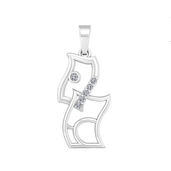 Diamond Dove Pendant