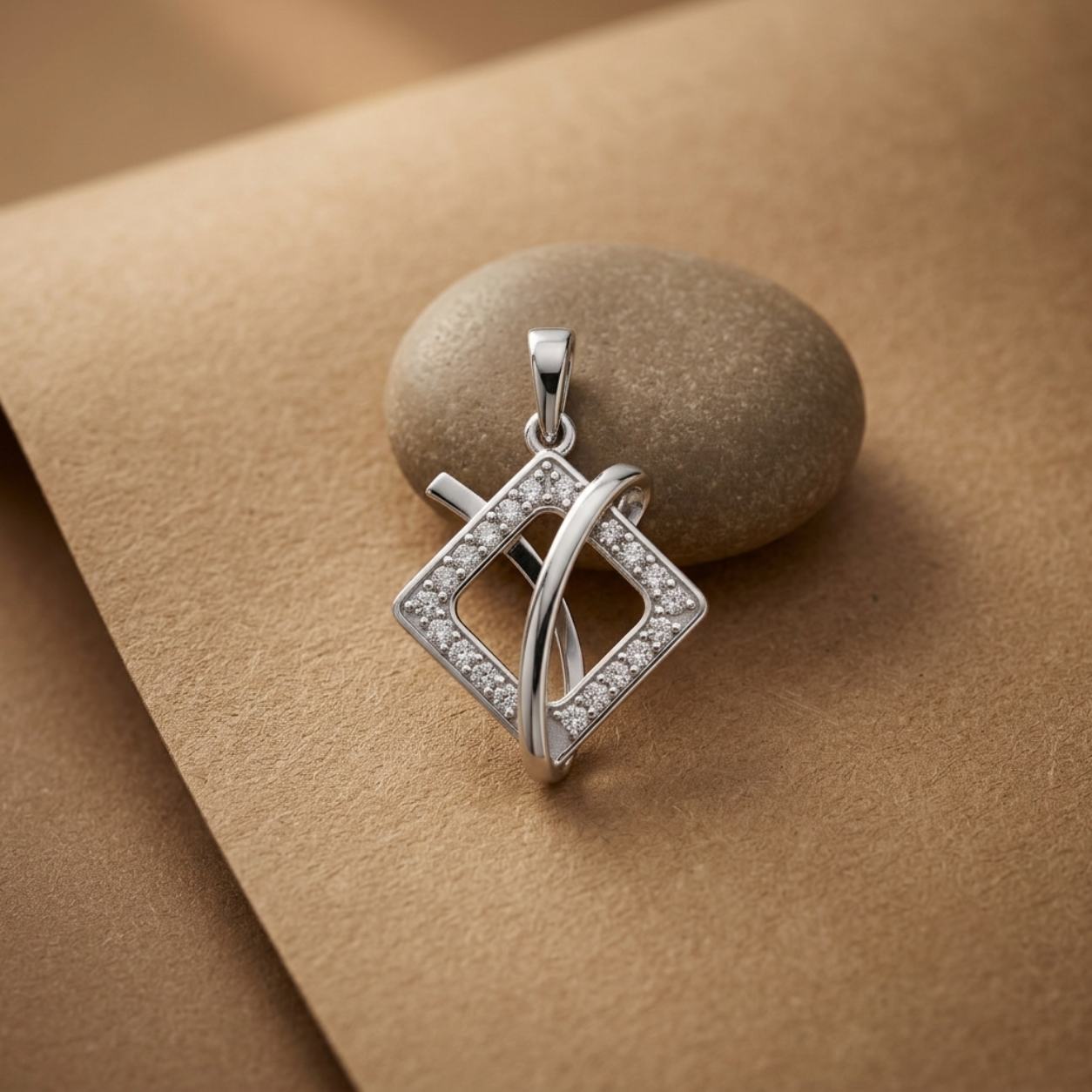 Infinity Prism Diamond Pendant