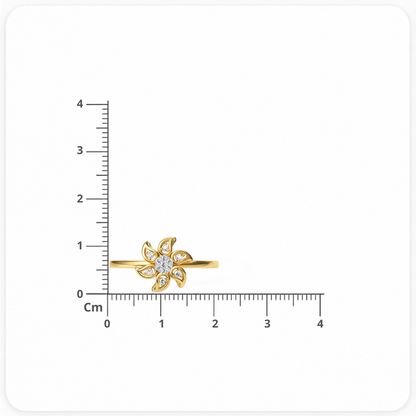 Eterna Petals Diamond Floral Ring