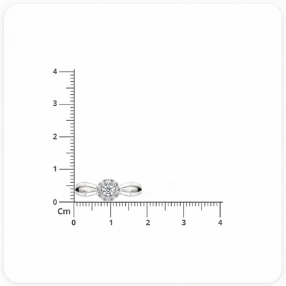 Luna Halo Diamond Ring