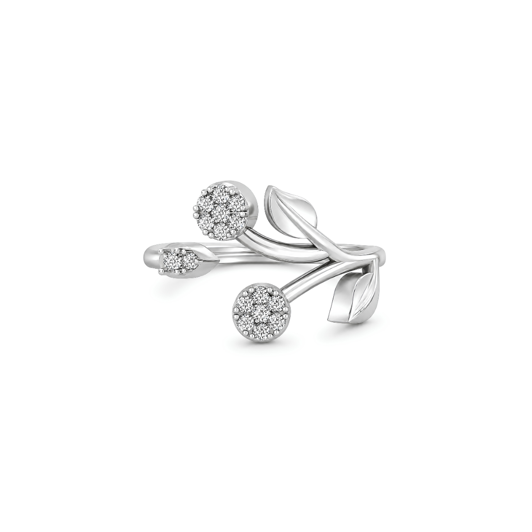 Floral Open Ring