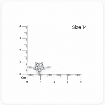 The Kashish Eternal Bloom Diamond Ring – Daily Wear Ring for Women