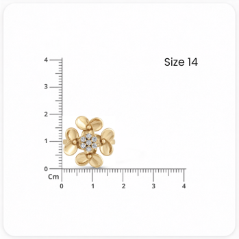 Kashish Nargis Blooming Floral Statement Diamond Ring