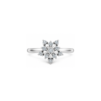 The Kashish Eternal Bloom Diamond Ring – Daily Wear Ring for Women