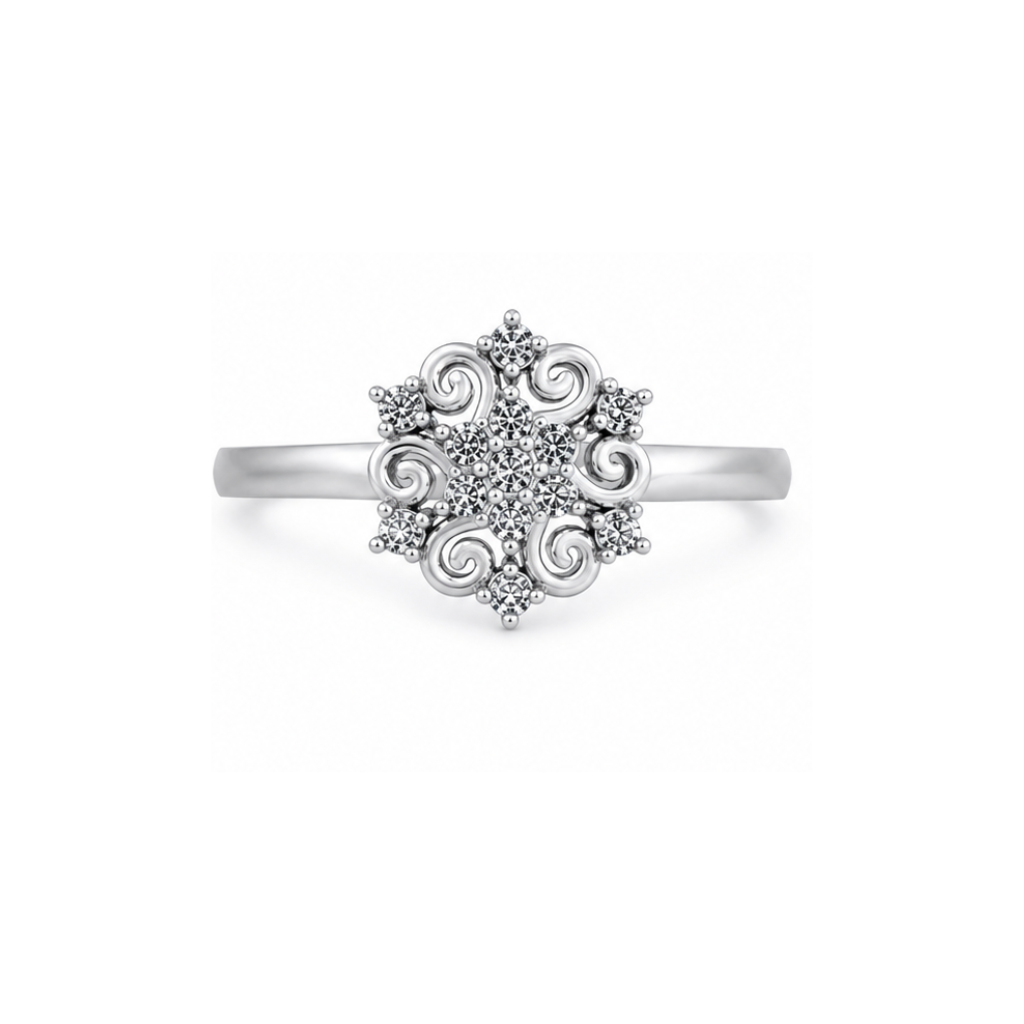 Floral Diamond Ring