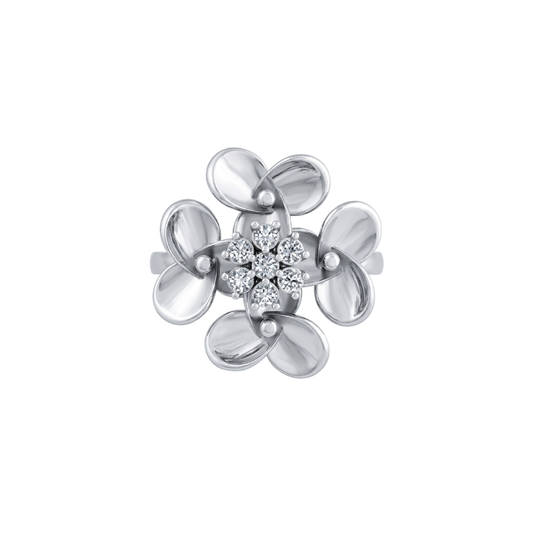 Kashish Nargis Blooming Floral Statement Diamond Ring