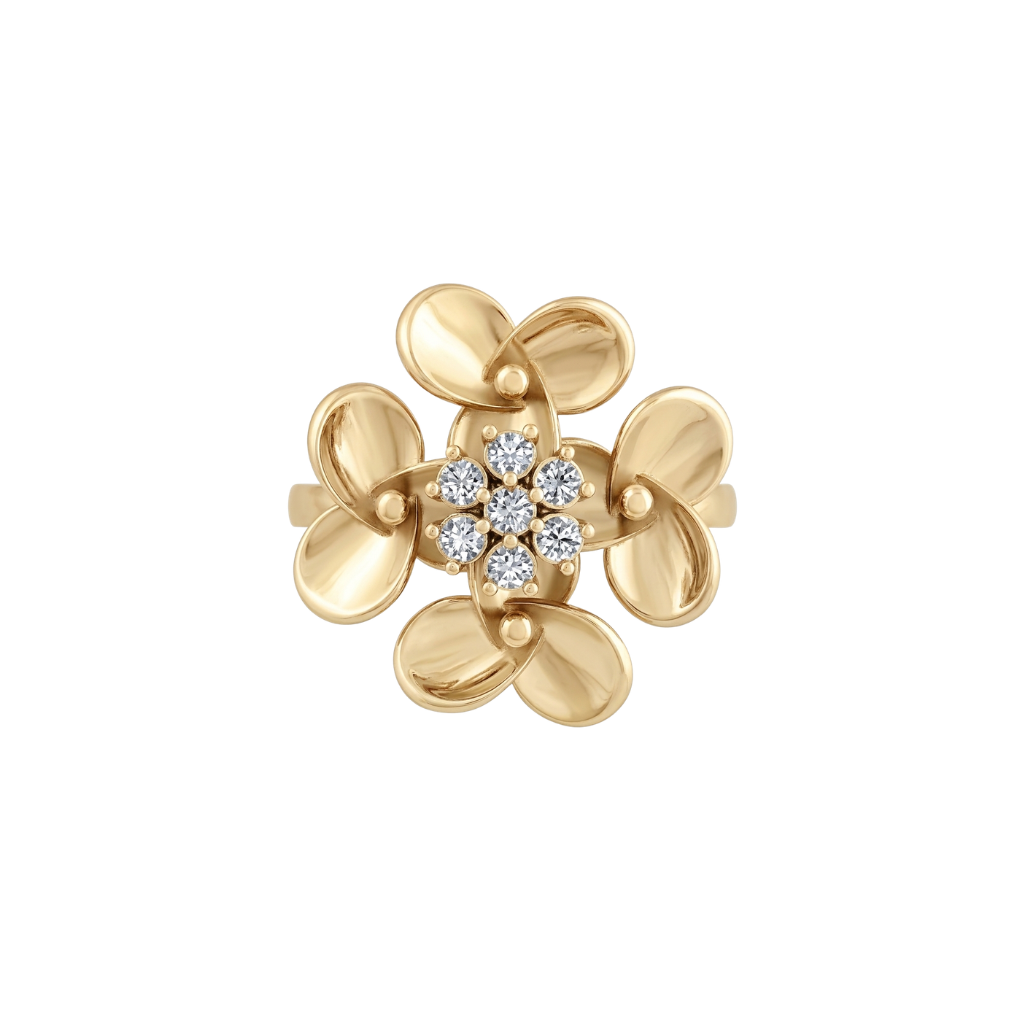 Kashish Nargis Blooming Floral Statement Diamond Ring