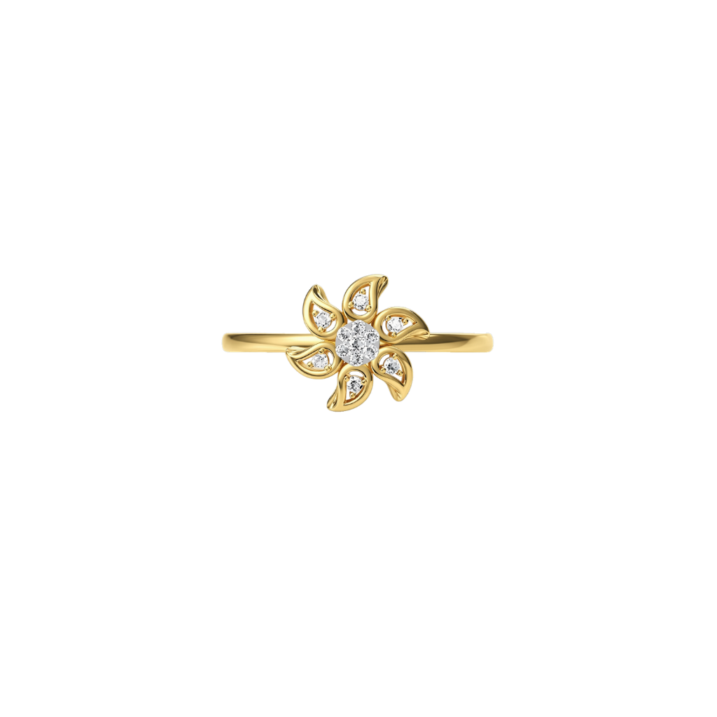 Eterna Petals Diamond Floral Ring