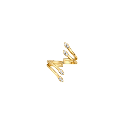 Infinity Grace Open Wrap Diamond Ring