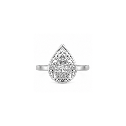 Dewdrop Diamond Ring