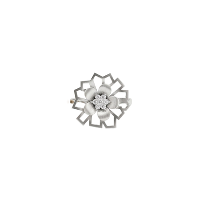 Floral Statement Diamond Ring