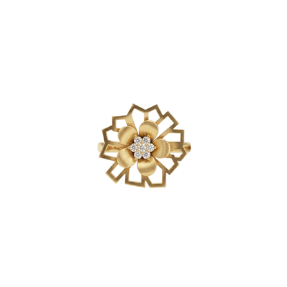 Floral Statement Diamond Ring