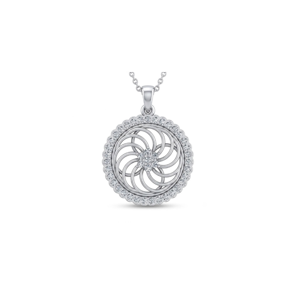 Vortex Diamond Pendant