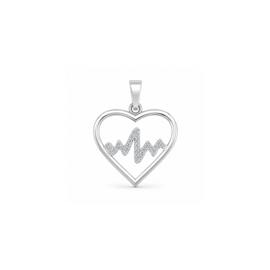 Heartbeat Diamond Pendant