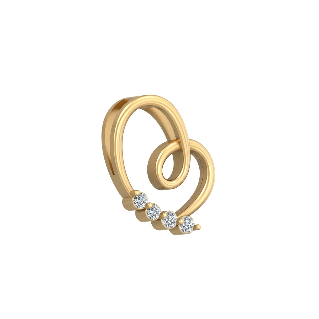 Infinity Aura Diamond Heart Pendant