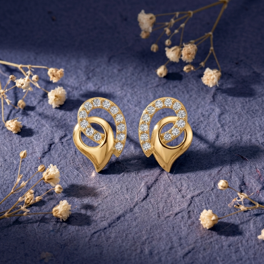 angular earring