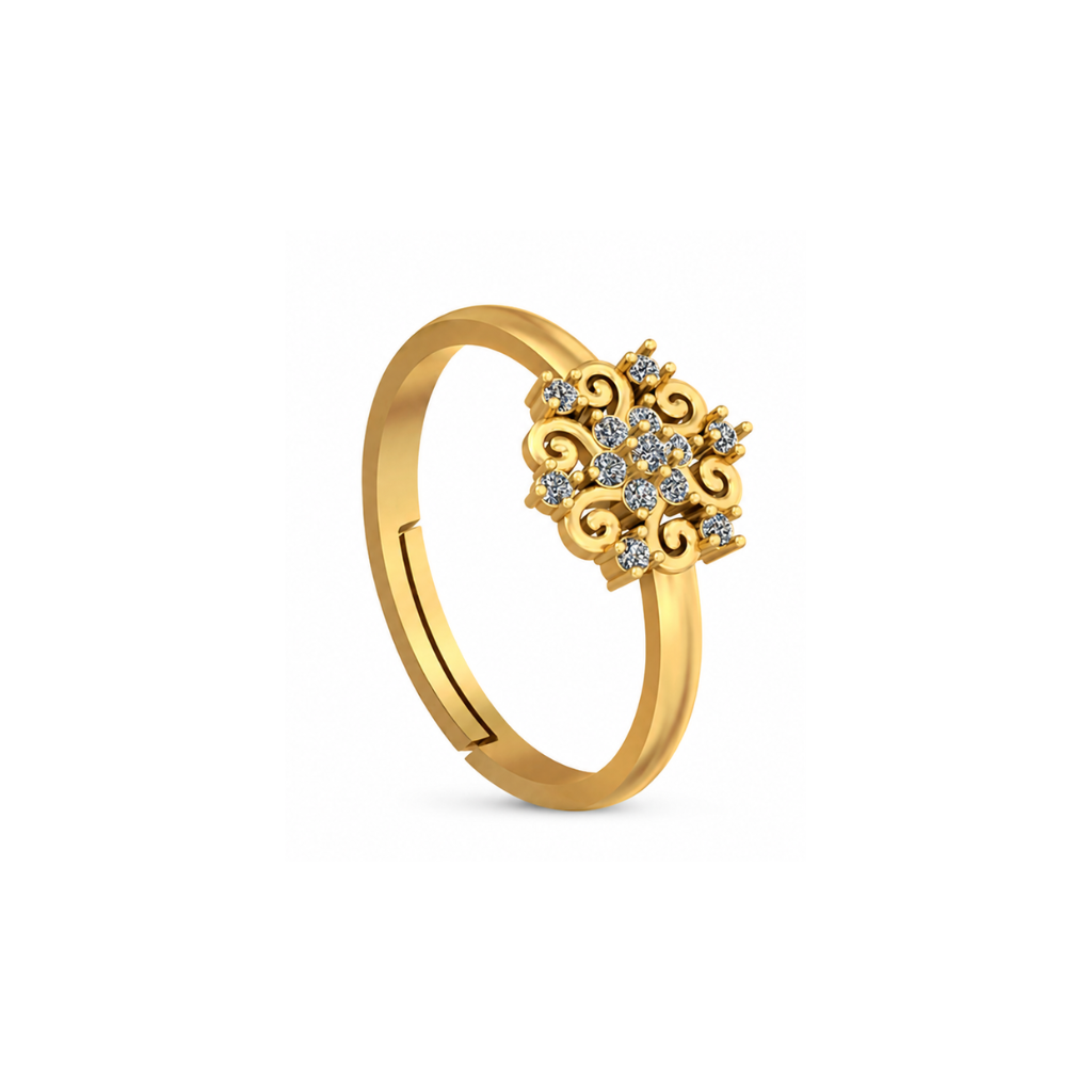 Floral Diamond Ring