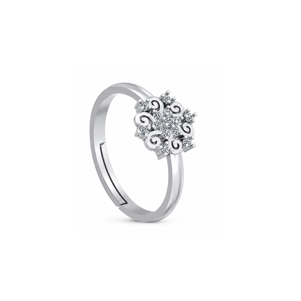 Floral Diamond Ring