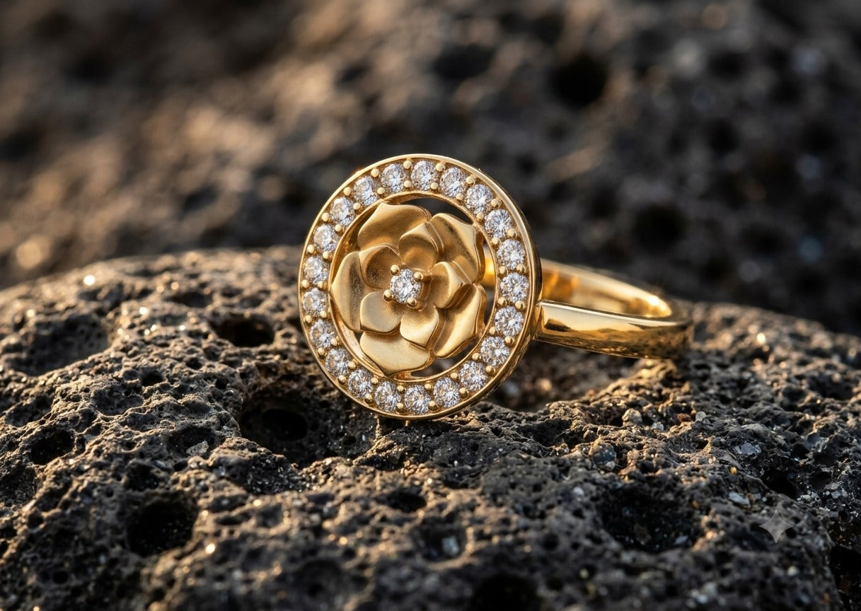 Roselle Diamond Ring