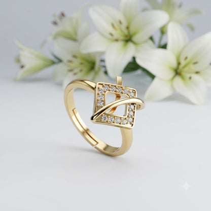 Silver Diamond Ring